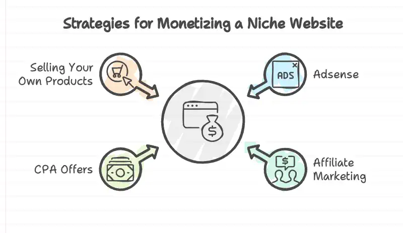 Niche Monetization Infographic